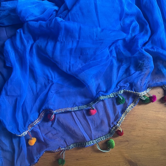 Hot Pink Lehenga with Dupatta - Picture 10 of 10